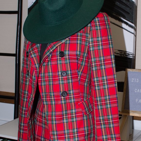 Tartan Print Blazer - Picture 1 of 6
